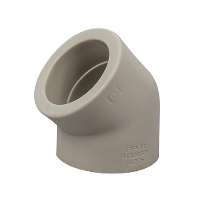 High quality Plastic Pipe Fitting PPR 45 Degree Elbow